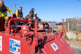 Armored Firefighting Vehicle in Corsica