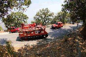 Armored Firefighting Vehicle in Corsica