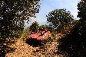 Armored Firefighting Vehicle in Corsica