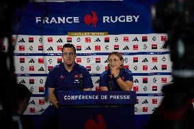 French Rugby Team Press Conference - Marcoussis