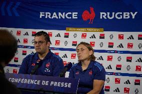 French Rugby Team Press Conference - Marcoussis