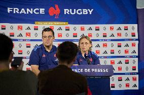 French Rugby Team Press Conference - Marcoussis