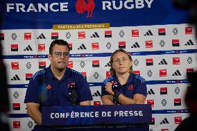 French Rugby Team Press Conference - Marcoussis