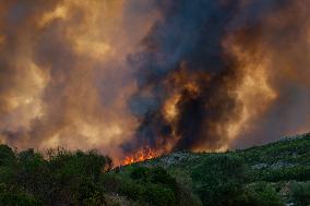 France Battles Largest Wildfire in Decades