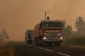 France Battles Largest Wildfire in Decades