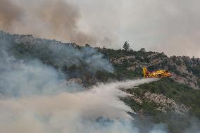 France Battles Largest Wildfire in Decades
