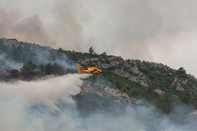 France Battles Largest Wildfire in Decades