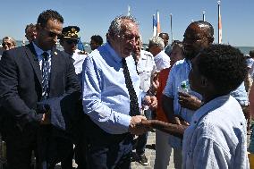 Bayrou Visits Fort Liedot and Pointe Saint-Eulard on The Ile D'aix