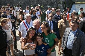 Bayrou Visits Fort Liedot and Pointe Saint-Eulard on The Ile D'aix