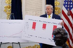 Donald Trump Delivers A Major Announcement On Economy - Washington
