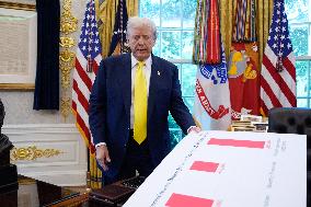 Donald Trump Delivers A Major Announcement On Economy - Washington