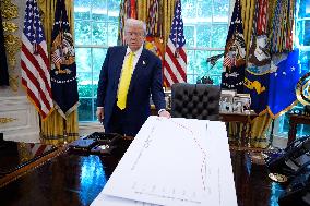Donald Trump Delivers A Major Announcement On Economy - Washington