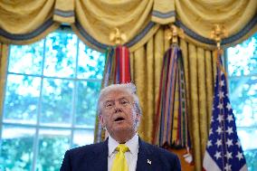 Donald Trump Delivers A Major Announcement On Economy - Washington