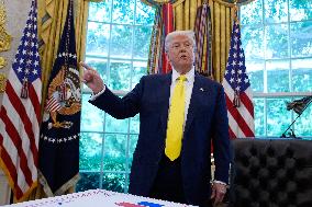 Donald Trump Delivers A Major Announcement On Economy - Washington