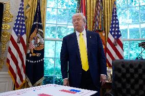 Donald Trump Delivers A Major Announcement On Economy - Washington