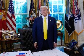 Donald Trump Delivers A Major Announcement On Economy - Washington