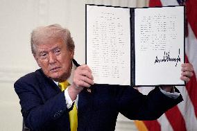 Donald Trump at the Purple Heart event - Washington