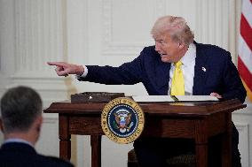Donald Trump at the Purple Heart event - Washington