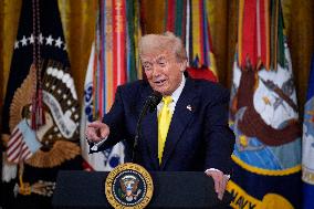 Donald Trump at the Purple Heart event - Washington