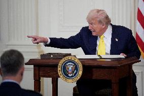 Donald Trump at the Purple Heart event - Washington