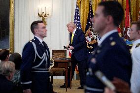 Donald Trump at the Purple Heart event - Washington