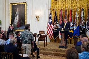 Donald Trump at the Purple Heart event - Washington