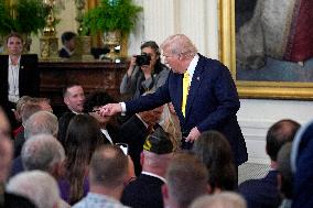 Donald Trump at the Purple Heart event - Washington