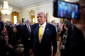 Donald Trump at the Purple Heart event - Washington