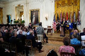 Donald Trump at the Purple Heart event - Washington