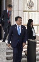 Japan's chief tariff negotiator Akazawa