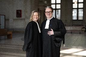 Lawyers Louis Degos and Catherine Denoit-Benteux - Paris