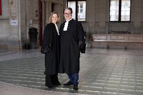 Lawyers Louis Degos and Catherine Denoit-Benteux - Paris