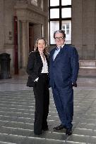 Lawyers Louis Degos and Catherine Denoit-Benteux - Paris
