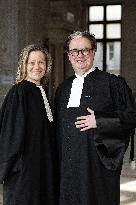 Lawyers Louis Degos and Catherine Denoit-Benteux - Paris