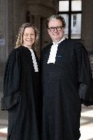 Lawyers Louis Degos and Catherine Denoit-Benteux - Paris