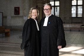 Lawyers Louis Degos and Catherine Denoit-Benteux - Paris