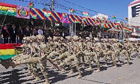 Commemoration of Bolivia Armed Forces Day - Sucre