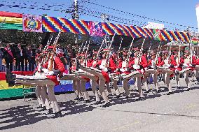 Commemoration of Bolivia Armed Forces Day - Sucre