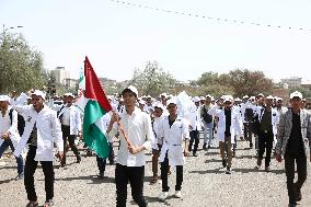Student Protests in Sanaa -Yemen