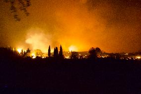 Forest Fire Burns 13000 Hectares - France