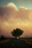 Forest Fire Burns 13000 Hectares - France