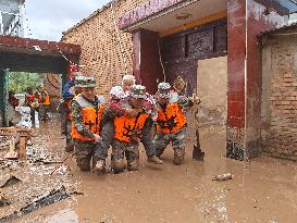 Heavy Rainfall Triggered Mountain Torrents - China