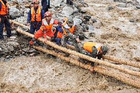 Heavy Rainfall Triggered Mountain Torrents - China