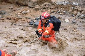 Heavy Rainfall Triggered Mountain Torrents - China