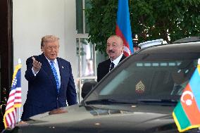 Donald Trump greets Armenian and Azerbaijan leaders - Washington