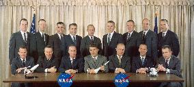 Official Portrait of First Two Groups of NASA Astronauts