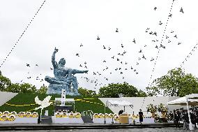80th A-bomb anniversary in Nagasaki