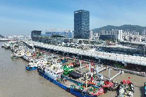 Zhoushan International Aquatic Swimming Crabs Harvest