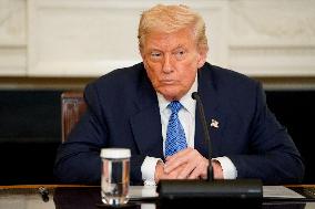Donald Trump Meets Armenian And Azerbaijan Leaders - Washington