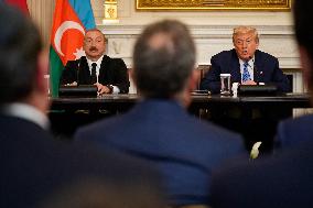 Donald Trump Meets Armenian And Azerbaijan Leaders - Washington